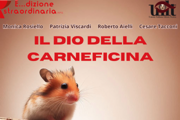 Locandina dell'evento che riporta quanto indicato nella descrizione e immagine di un criceto