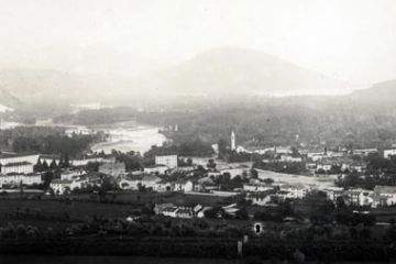 Panoramica di Gravellona Toce - Fine '800