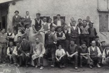 Maestranze della ditta Lanfranchi - Operai