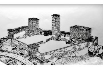 schizzo castello del Motto 